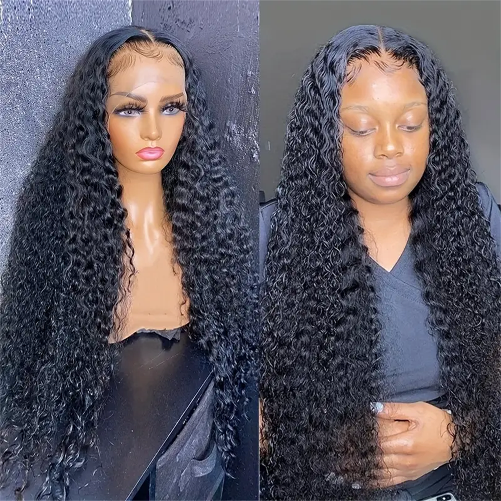 Overnight Shipping Curly Hair 13x4 HD Lace Front Wigs 180% Human Hair Wigs