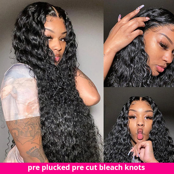 Kinky Curly Glueless Wigs 13x4 HD Lace Front Wigs Pre Plucked Hairline