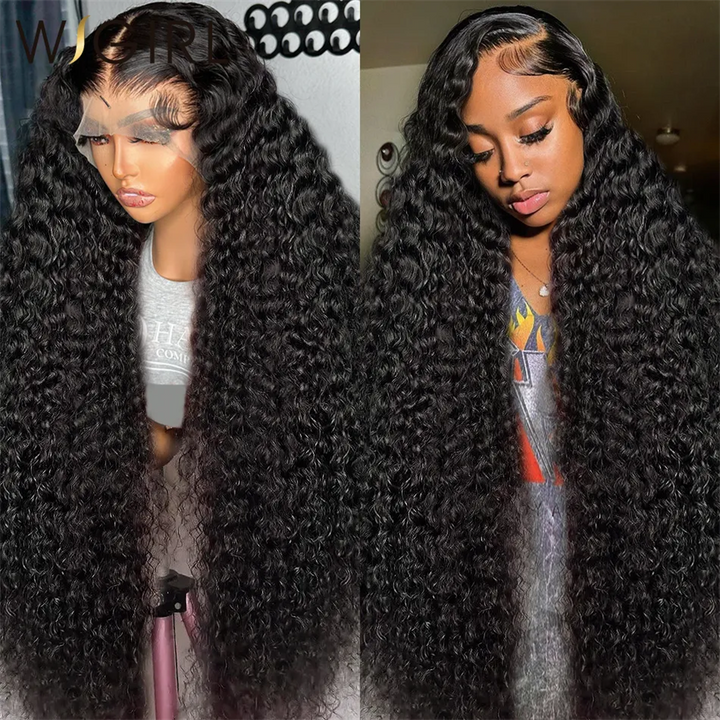 Hairsmarket Deep Wave Closure Wigs 4x4 Lace Closure Wig Glueless Human Hair Wigs 5x5 Lace Wigs 150% Density