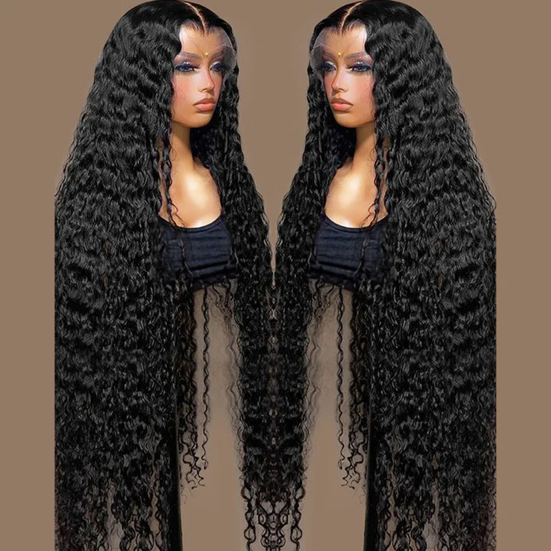 (Code:LF17)Hairsmarket Deep Wave 13x4 HD Lace Front Wigs Ready To Wear Glueless Wig 13x6 Lace Frontal Wigs 30 Inch