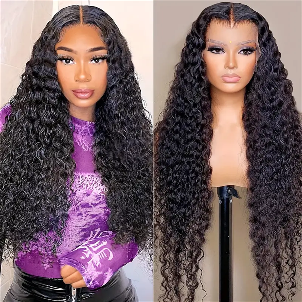 Overnight Shipping Deep Wave Human Hair Wigs 13x4 HD Lace Front Wigs
