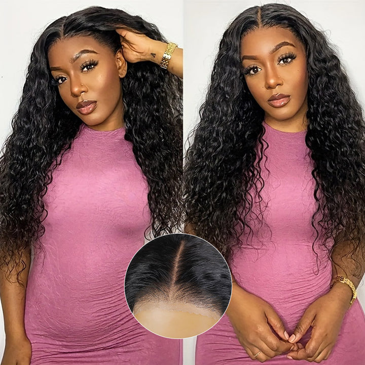 Hairsmarket Easy Wear And Go Wig Deep Wave 7x6 HD Lace Closure Wig Tiny Knots Human Hair Wigs