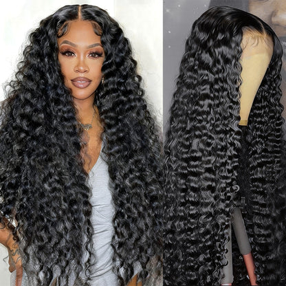 Hairsmarket Deep Wave 13x6 Full Lace Frontal Wig Pre-Everything Glueless Wig HD Transparent Lace 250% Density