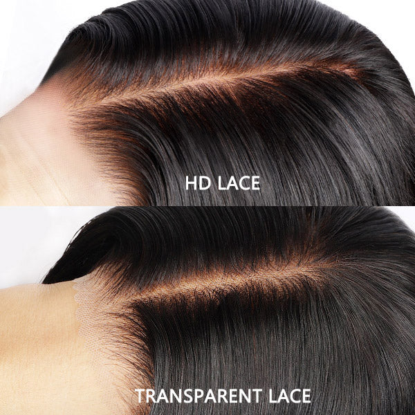 Hairsmarket Bleached Knots Kinky Straight Wear & Go Wigs 5x5 HD Lace Closure Wigs Pre Cut Glueless Wigs