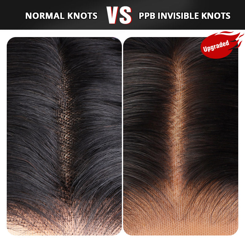 Hairsmarket Wear and Go Glueless Wigs HD 5x5 Lace Closure Wigs Water Wave Human Hair Wigs No Glue