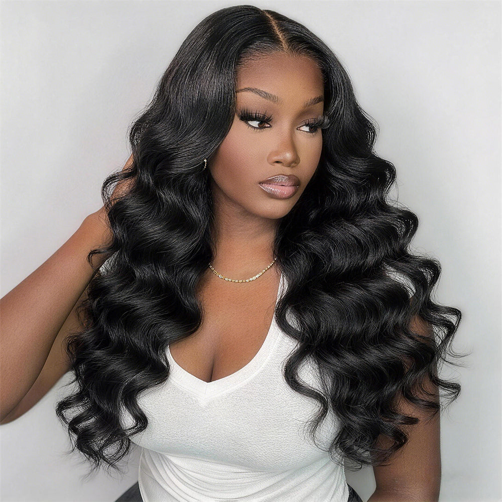 Loose Deep Wave Wig 13x4 Lace Front Wigs HD Lace Wigs Pre Plucked Affordable Human Hair Wigs