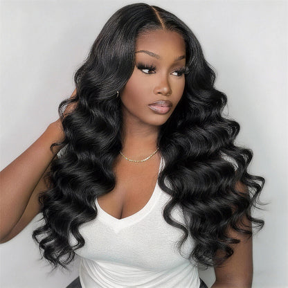 Loose Deep Wave Wig 13x4 Lace Front Wigs HD Lace Wigs Pre Plucked Affordable Human Hair Wigs
