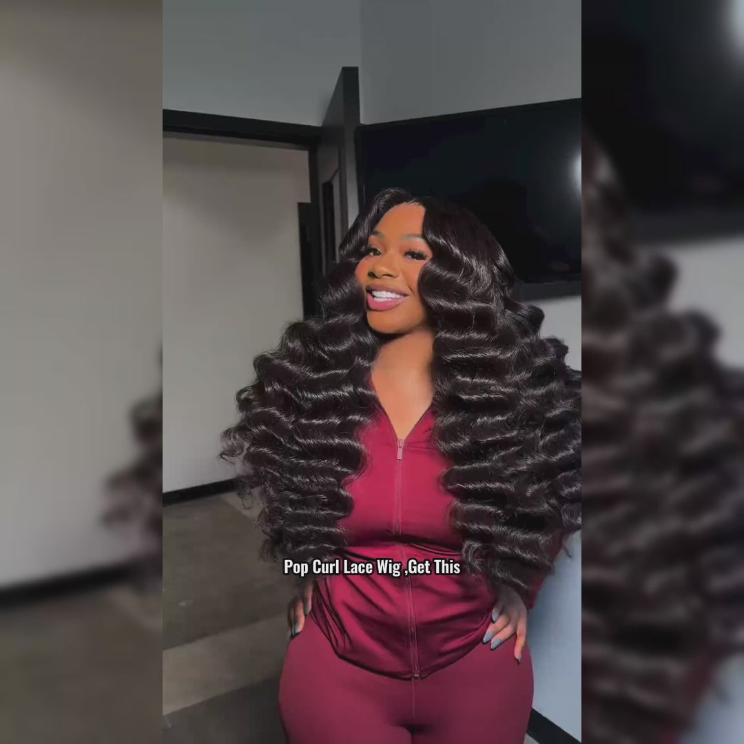 Hairsmarket Full Lace Frontal 13x6 Human Hair Wig Loose Deep Pre-Plucked Glueless Wigs HD Transparent Lace 250% Density