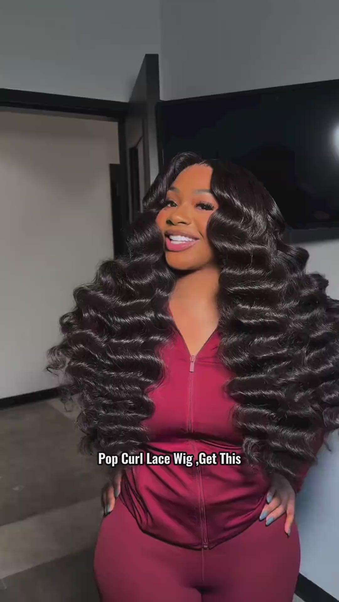 Hairsmarket Full Lace Frontal 13x6 Human Hair Wig Loose Deep Pre-Plucked Glueless Wigs HD Transparent Lace 250% Density