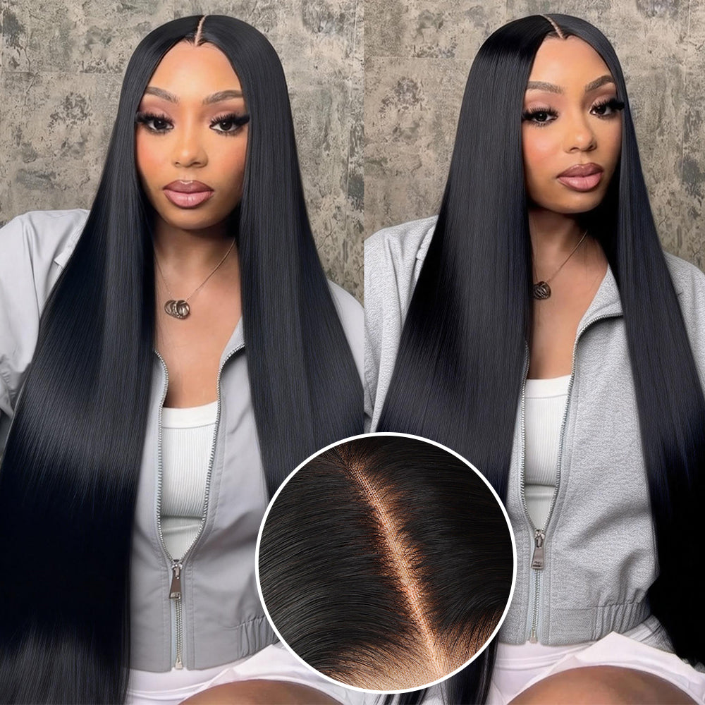 Hairsmarket 13x6 Full Lace Frontal Wig HD Transparent Lace Straight Wig Pre-Everything Glueless Wig 250% Density