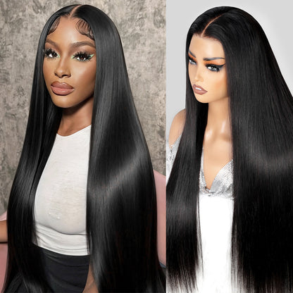 Hairsmarket 13x6 Full Lace Frontal Wig HD Transparent Lace Straight Wig Pre-Everything Glueless Wig 250% Density