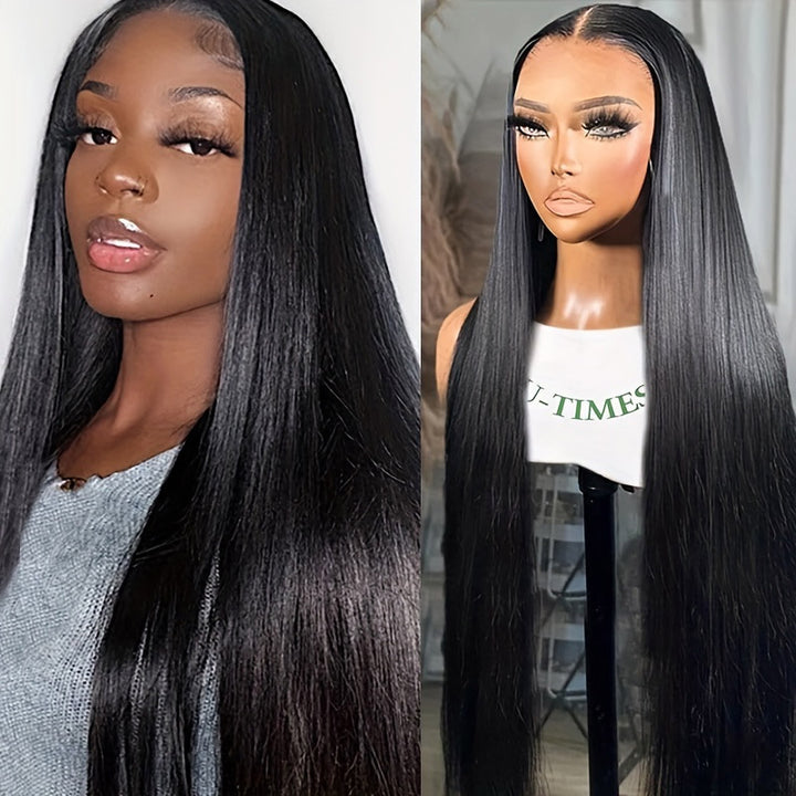 Hairsmarket Wear Go Straight Hair 7x6 HD Lace Glueless Wig Pre Bleached Tiny Knots Wig
