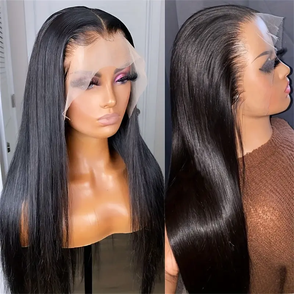 Overnight Shipping HD Lace Front Wigs Straight Human Hair 13x4 Lace Frontal Wigs