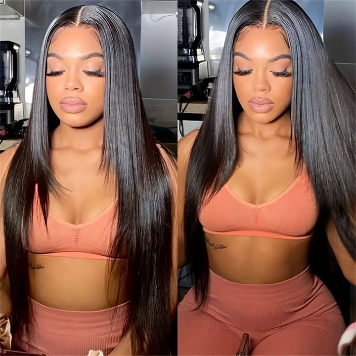 Overnight Shipping HD Lace Front Wigs Straight Human Hair 13x4 Lace Frontal Wigs