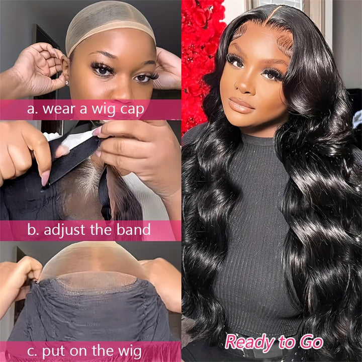 Affordable Glueless HD Lace Front Wigs Human Hair Weave Bundles Sale ...