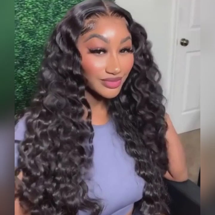 Loose Deep Wave Wig 13x4 Lace Front Wigs HD Lace Wigs Pre Plucked Affordable Human Hair Wigs