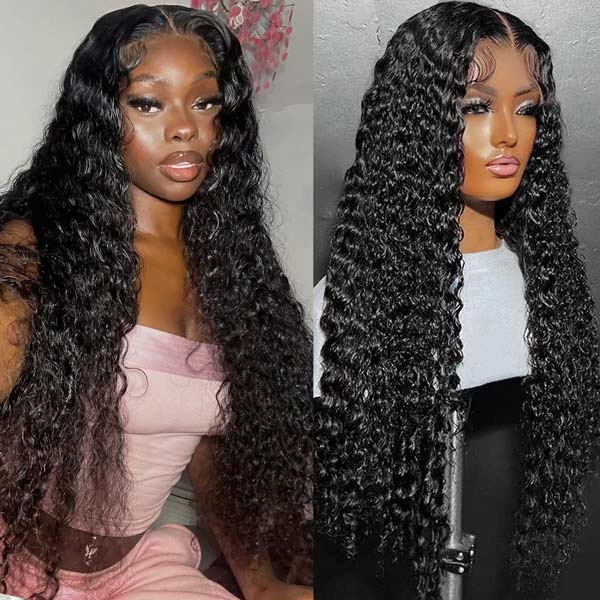 Water Wave Hair 13x6 HD Lace Front Wigs 30 Inch Long Hair Wigs