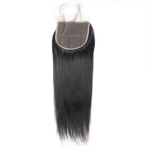 Straight 5*5 Lace Closure With Baby Hair 8A Remy Human Hair