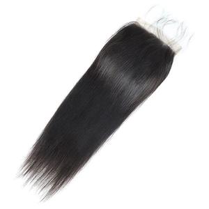 Straight 5*5 Lace Closure With Baby Hair 8A Remy Human Hair