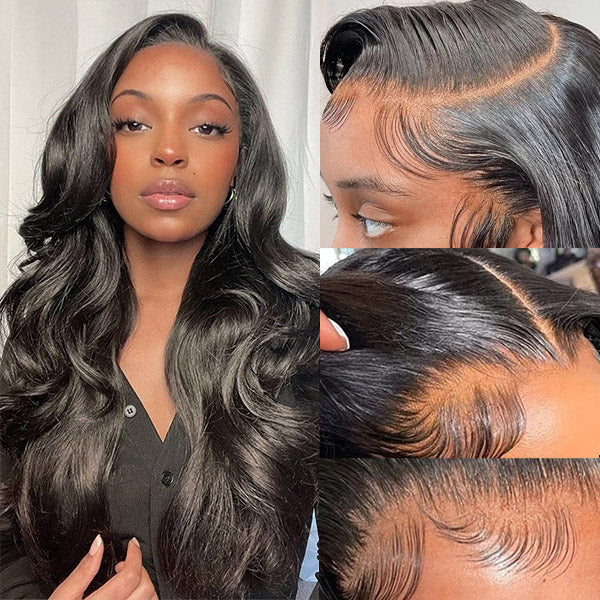 Body Wave Lace Wig 5x5 Lace Closure Wig Undetectable HD Lace Wig Pre Plucked