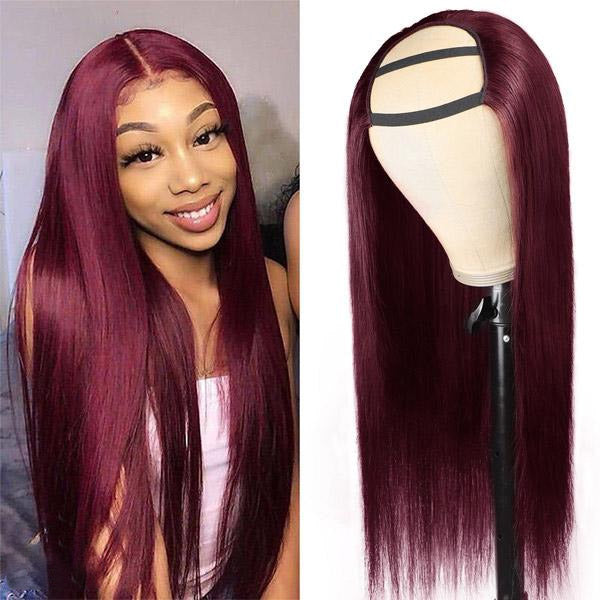 Upart Wigs Straight Virgin Human Hair Wigs 4*4 No Lace Wig