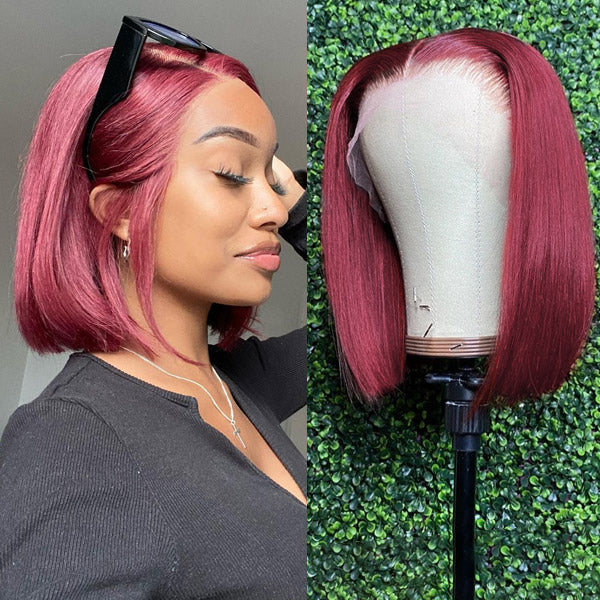 Burgundy Lace Front Wig - Hairsmarket