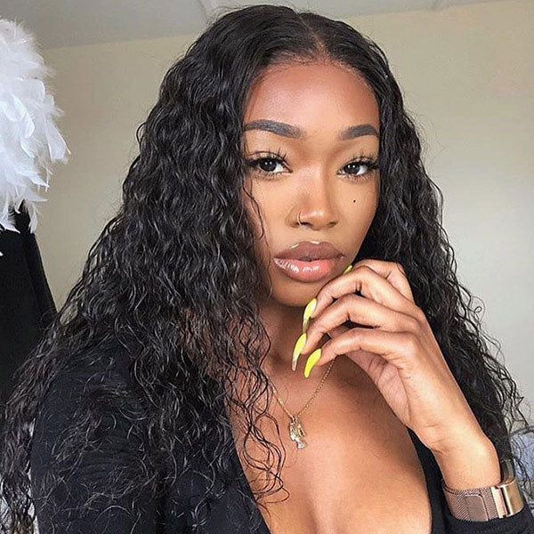 Ishow Brazilian Water Wave Hair 4 Bundles With Closure On Sale