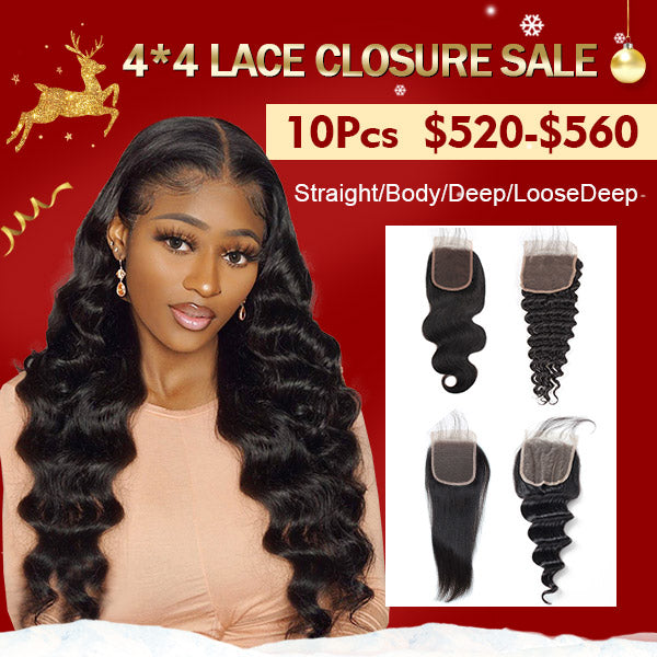 Wholesale Hd Lace Closures 4*4 Lace Closure 10PCS β Hairsmarket