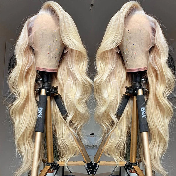 36 Inch Blonde Lace Front Wig 613 Body Wave Wig 13x4 Human Hair Wigs 613 Color Wigs