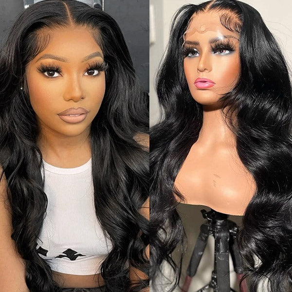 Transparent Lace Wig Body Wave Human Hair Wigs 13x6x1 T Part Lace Wig