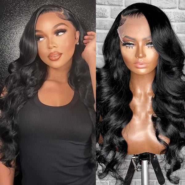 6x6 Body Wave Wigs HD Lace Closure Wigs Human Hair Wigs Body Wave 32 Inch