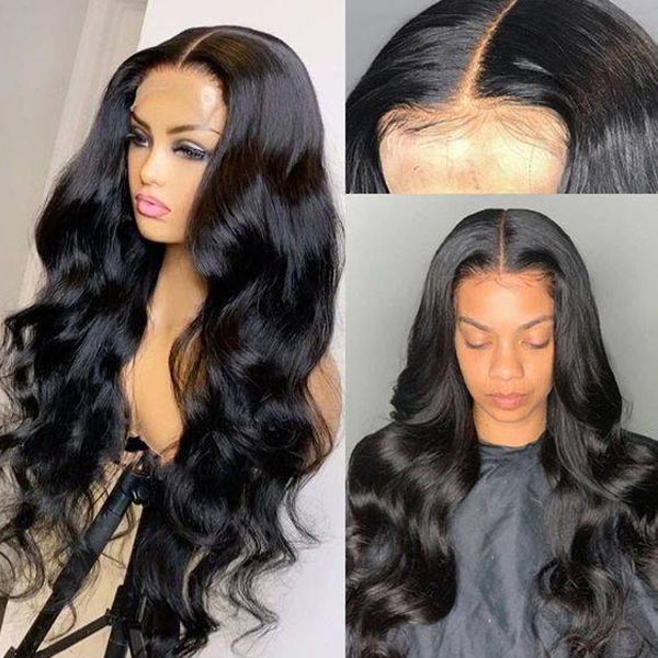 250% Density Body Wave Wig HD Human Hair Wigs Pre plucked Lace Front Wigs For Black Women
