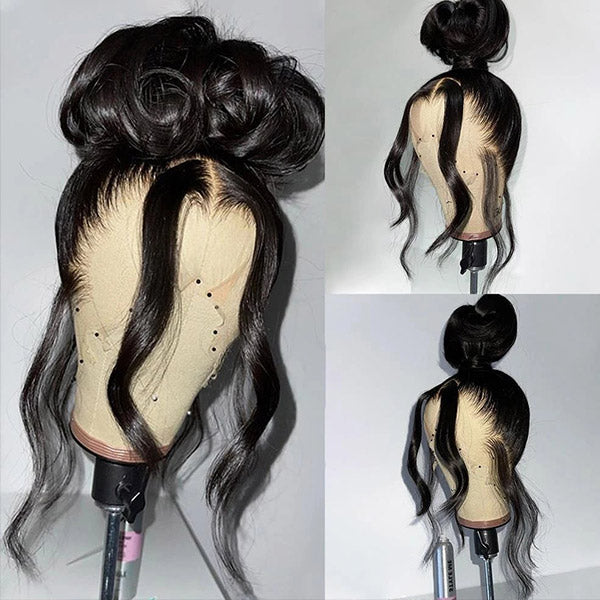 Full Lace Wigs Body Wave Human Hair 13x4 HD Lace Wigs 30 Inch Long Hair