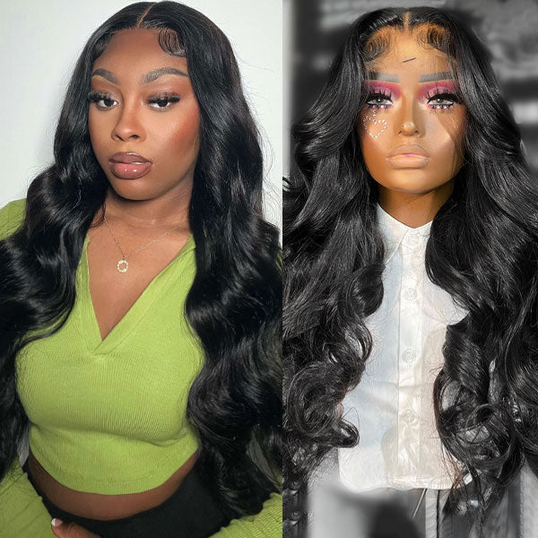 Body Wave Wigs 4x4 HD Lace Wig Glueless Human Hair 5x5 Lace Closure Wigs