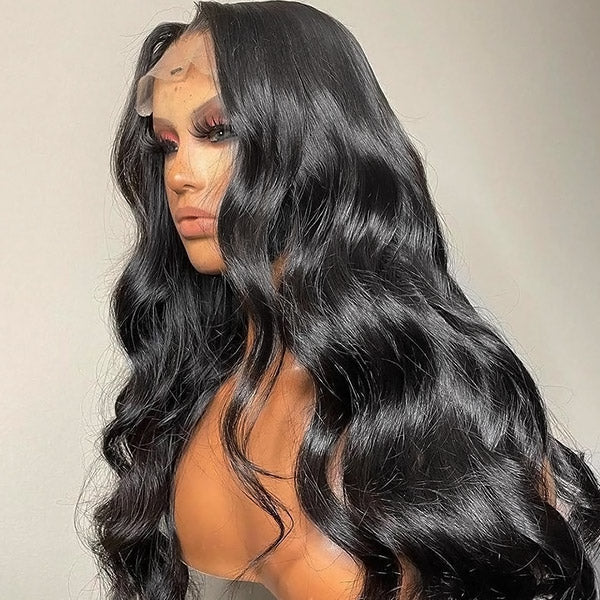 13x4 HD Lace Frontal Wigs Body Wave Lace Front Wig 180% Density Brazilian Human Hair Wig 30 Inch