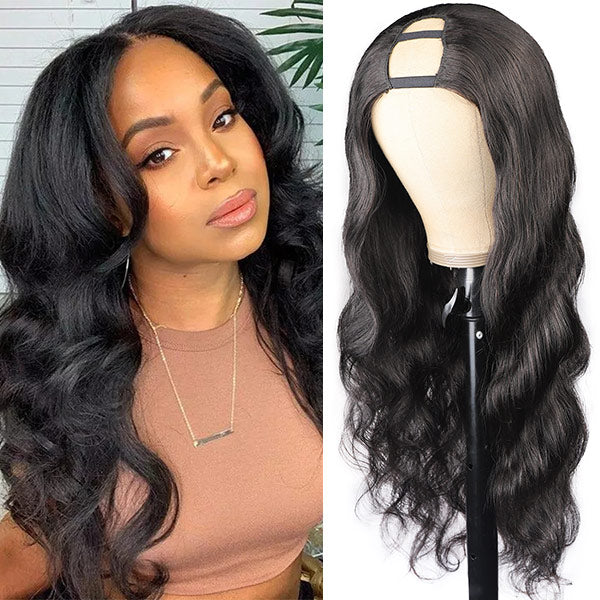 Body Wave Affordable Virgin Remy Human Hair Wigs U Part Wig 100% Human Hair Wigs