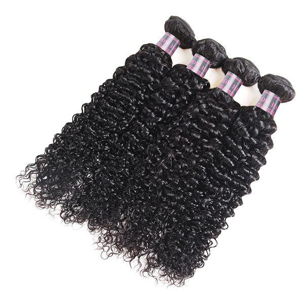 Ishow Kinky Curly Human Hair Weave Unprocessed Cheap Peruvian Hair 4 Bundles