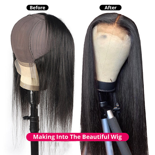Straight Hair 4x4 Lace Front Virgin Human Hair HD Lace