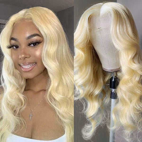 Hairsmarket 613 Blonde Lace Part Wig Body Wave Human Hair Wigs