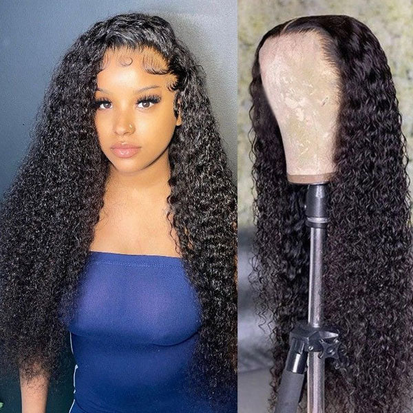 13x4 Curly Hair Wigs Glueless HD Lace Front Wigs 30 Inch Wear And Go Human Hair Wigs