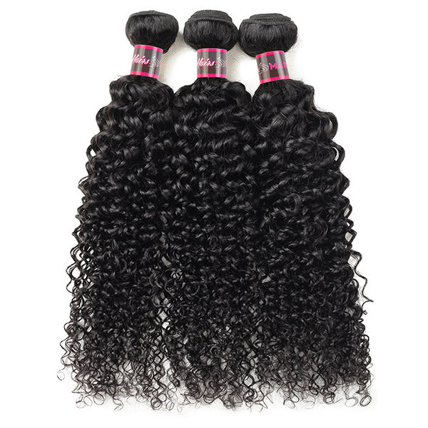 Hairsmarket Brazilian Curly Virgin Hair Weave 3 Bundles With 13x4 Lace Frontal Closure Cheap On Sale