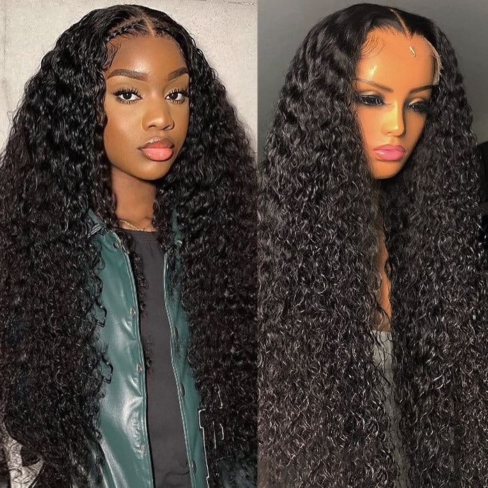 13x4 HD Lace Front Wigs Curly Human Hair 30 Inch Long Kinky Curly Lace Wigs