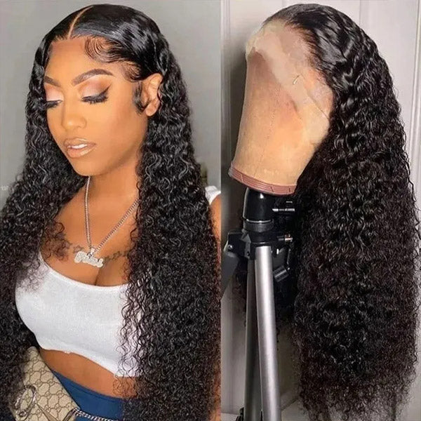Curly Hair HD Lace Front Wigs Virgin Human Hair 13x4 Kinky Curly Hair Lace Front Wigs