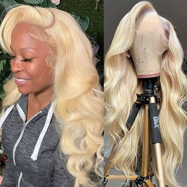 613 Full Lace Wigs Human Hair Blonde Body Wave 13x4 Lace Front Human Hair Wigs