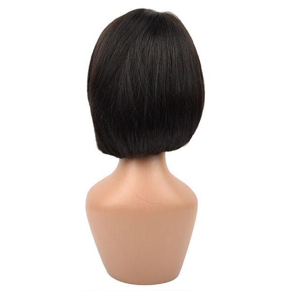 Hairsmarket New Arrival Short Straight Human Hair Wigs Natural Looking