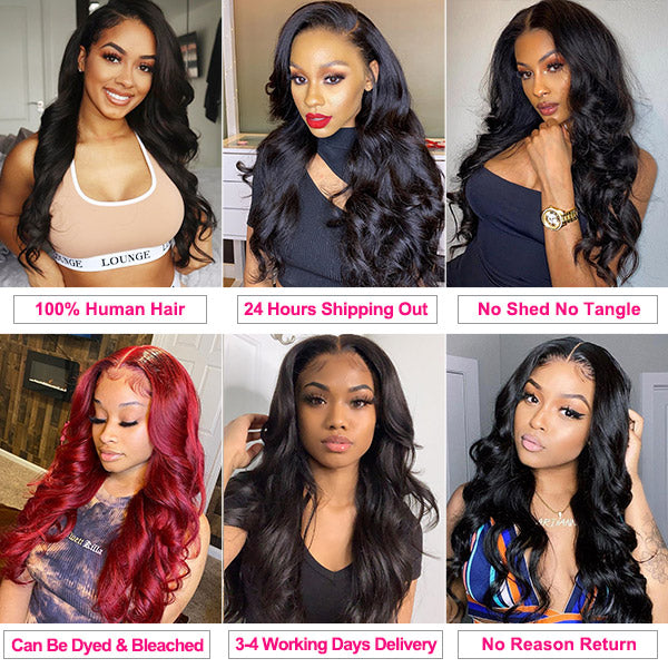 Brazilian Loose Wave Human Hair 3 Pieces 10A Quality 100% Virgin Remy Hair