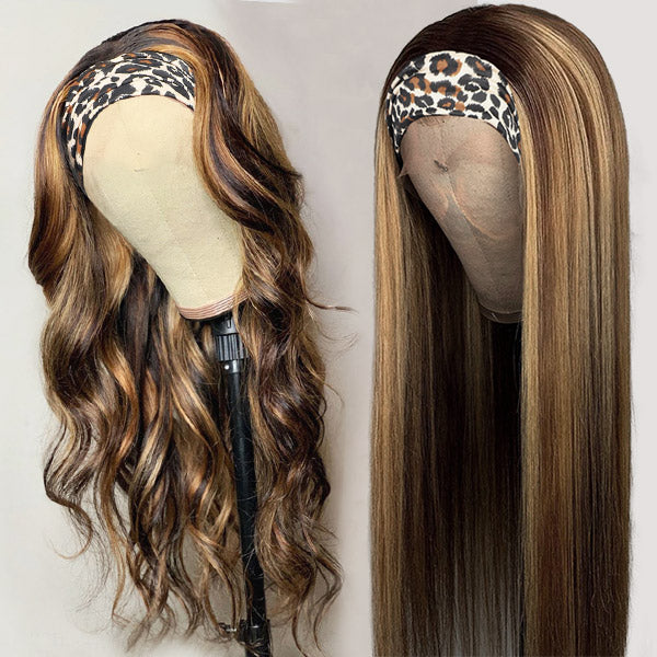Highlight Wigs 180% Density Long Human Hair Wigs