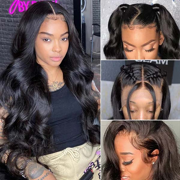 Body Wave Wig 4x4 HD Lace Closure Wigs 5x5 Lace Wig Pre Plucked Real Human Hair Wigs