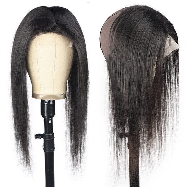 Straight Hair 4x4 Lace Front Virgin Human Hair Making Wigs