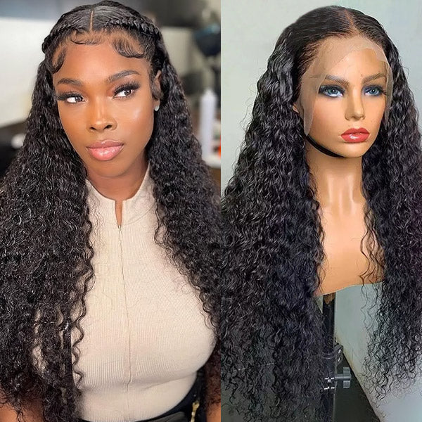 Water Wave Lace Front Wigs HD Lace Frontal Wigs 250% High Density Glueless Lace Wig